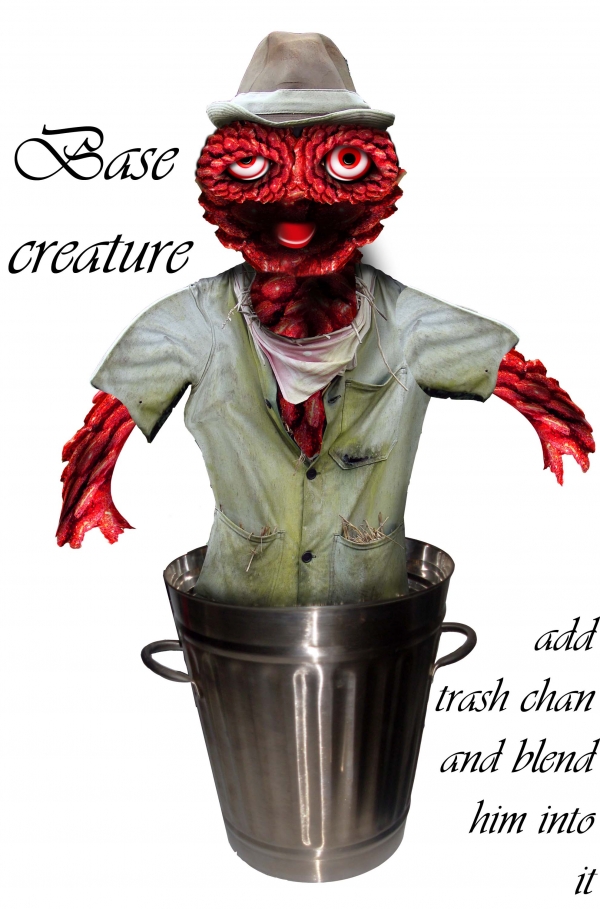Creation of Oscar's Brother Morty: Step 16